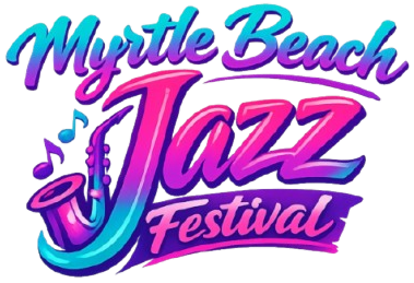 Myrtle Beach Jazz Festival neon logo